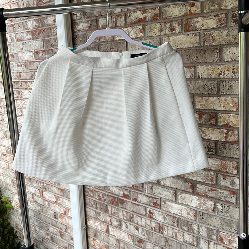 French Connection White Skirt
